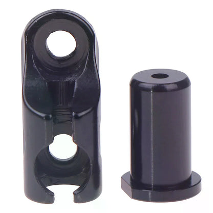 Bike Frame Components: Single/Double Cable Stopper, Brake Shift Cable Seat, Carbon Finish Bicycle Accessories