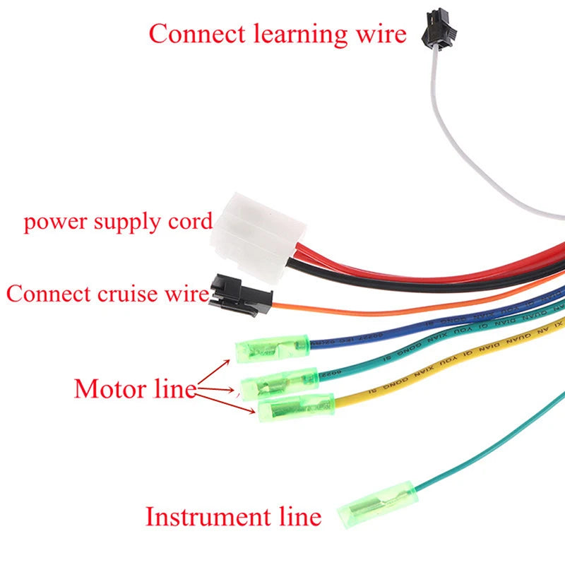 36/48V Electric Bike 350W Brushless DC Motor Controller For Electric Bicycle Accessories