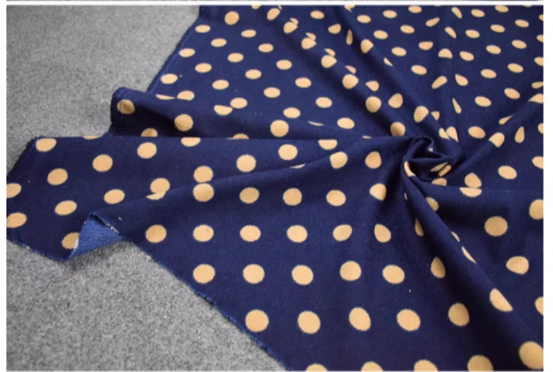 Fashion 1.8cm Round Dot Corduroy Fabric, Autumn Winter Children Cloth Cotton-padded Clothes, Handmade Sewing Tela T2252