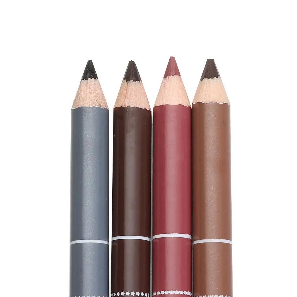 1PC New Professional Wood Lip liner Pen Waterproof Eyeliner Pencil Lady Charming Women's Makeup Long Lasting Cosmetic Tool
