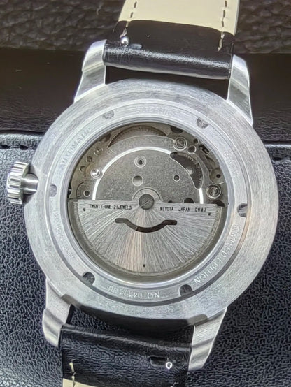 Super Luminous Independent Watchmaking Sapphire Stainless Steel Mechanical Watch Personalized Automatic Fashion Large Dial