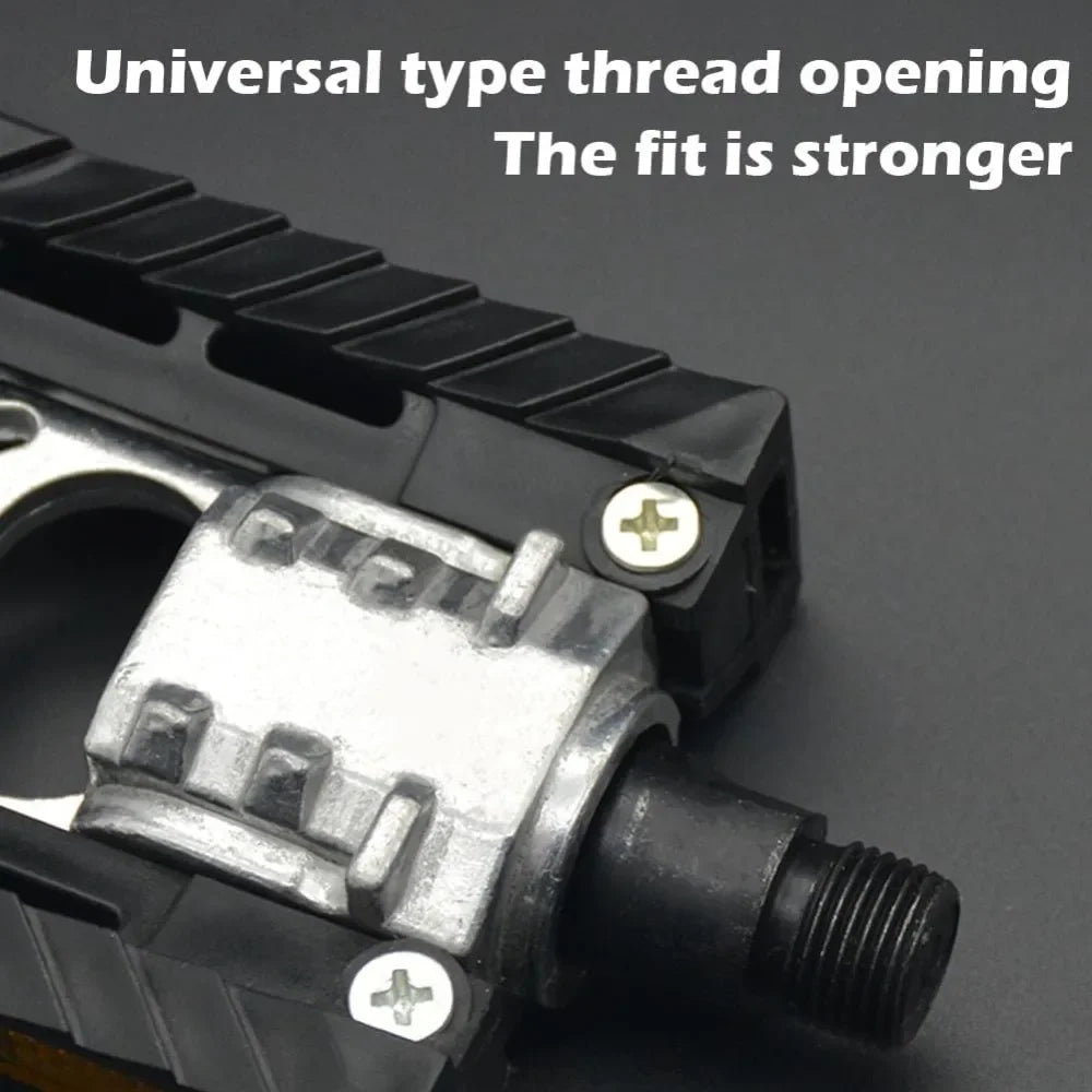 Folding Bicycle Bike Pedals for Ebike with Reflective Strips Wide Flat Pedals,Aluminum Urban Cycling Pedals