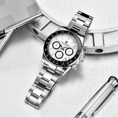 PAGANI DESIGN 2025 New Men Watches Luxury AR Sapphire crystal Quartz Watch Men Waterproof Sport Chronograph Automatic Date Watch