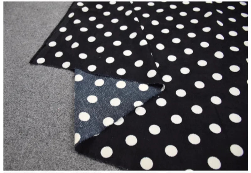 Fashion 1.8cm Round Dot Corduroy Fabric, Autumn Winter Children Cloth Cotton-padded Clothes, Handmade Sewing Tela T2252