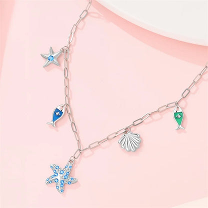 New 925 Sterling Silver Cupid Arrow Mobius Butterfly Dragonfly Sparkling Simple Heart Guardian Necklace 100% 925 Sterling Silver
