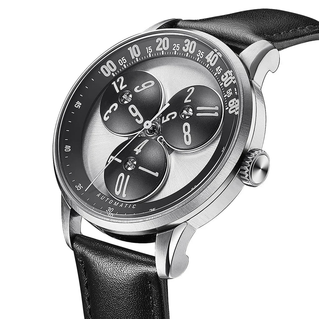 Super Luminous Independent Watchmaking Sapphire Stainless Steel Mechanical Watch Personalized Automatic Fashion Large Dial
