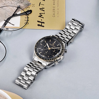 PAGANI DESIGN New Retro Watch Luxury Moon Quartz Watches For Men Stainless steel Luminous waterproof Sport Chronograph Man 2025