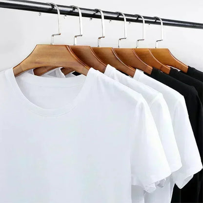 Y2k New American Casual Street Retro High Street Letter Short-sleeved T-shirt Men Summer Pure Cotton Loose Half Sleeve