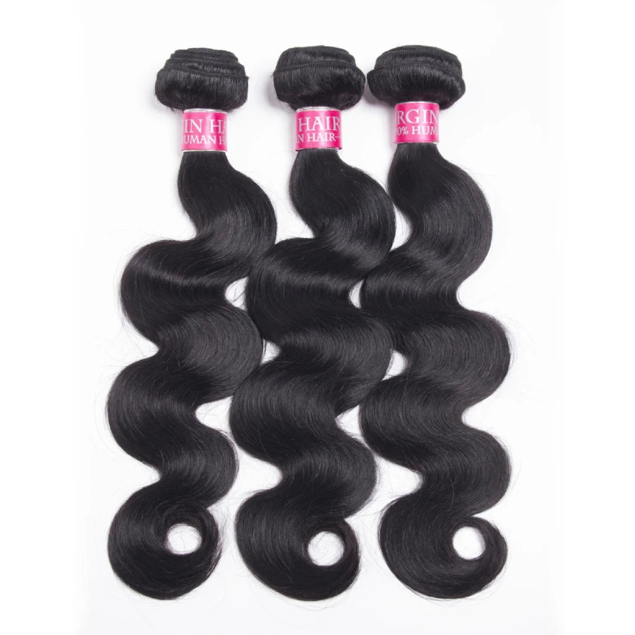 12A Brazilian Body Wave Human Hair Bundles Unprocessed Virgin Hair 3PCS 14-30 Inch Bundles Human Hair For Women
