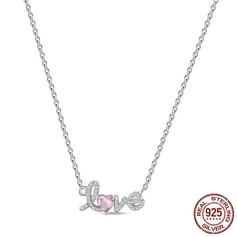New 925 Sterling Silver Cupid Arrow Mobius Butterfly Dragonfly Sparkling Simple Heart Guardian Necklace 100% 925 Sterling Silver