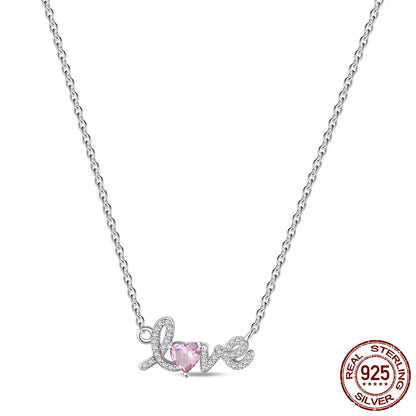 New 925 Sterling Silver Cupid Arrow Mobius Butterfly Dragonfly Sparkling Simple Heart Guardian Necklace 100% 925 Sterling Silver