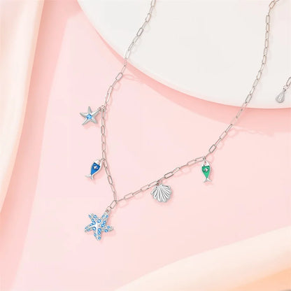 New 925 Sterling Silver Cupid Arrow Mobius Butterfly Dragonfly Sparkling Simple Heart Guardian Necklace 100% 925 Sterling Silver