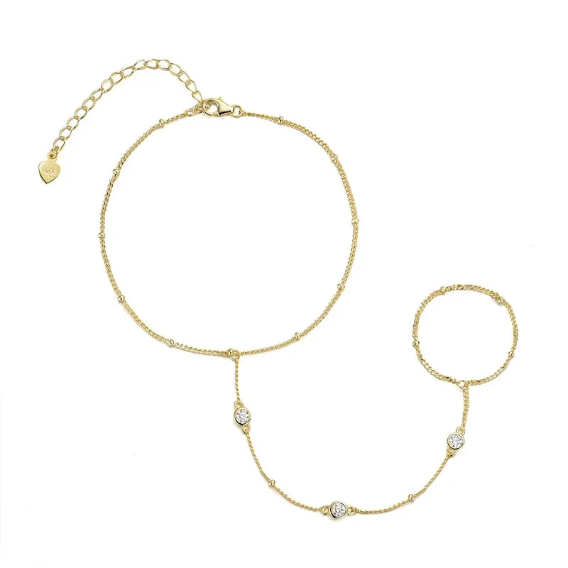 Smyoue 3MM Moissanite Bracelets for Women 14-21cm Wrist Size Adjustable Chain 925 Sterling Silver Plated 18K Wholesale Jewelry