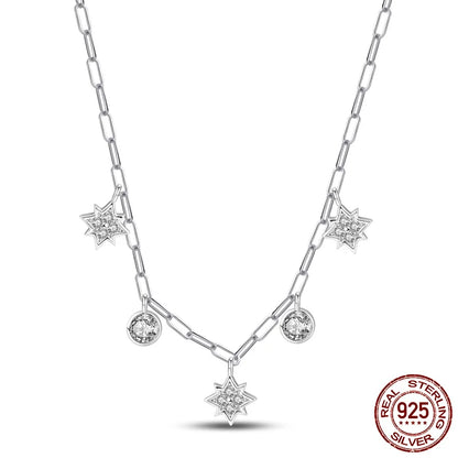 New 925 Sterling Silver Cupid Arrow Mobius Butterfly Dragonfly Sparkling Simple Heart Guardian Necklace 100% 925 Sterling Silver