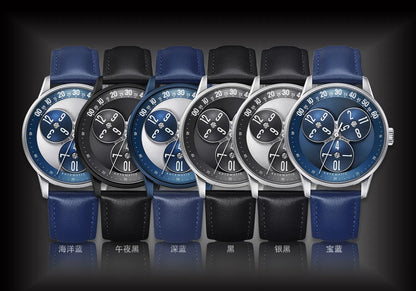 Super Luminous Independent Watchmaking Sapphire Stainless Steel Mechanical Watch Personalized Automatic Fashion Large Dial
