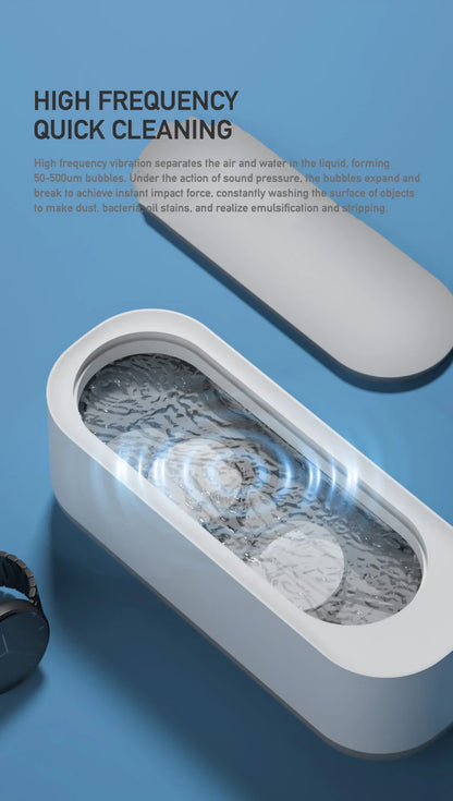 Ultrasonic Cleaning Machine Vibration Cleanser Wash Cleaner Jewelry Glasses Cleaner Watch Cleaning Makeup Brush Cleaning Tool