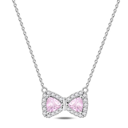 New 925 Sterling Silver Cupid Arrow Mobius Butterfly Dragonfly Sparkling Simple Heart Guardian Necklace 100% 925 Sterling Silver