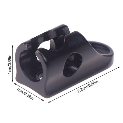 Bike Frame Components: Single/Double Cable Stopper, Brake Shift Cable Seat, Carbon Finish Bicycle Accessories