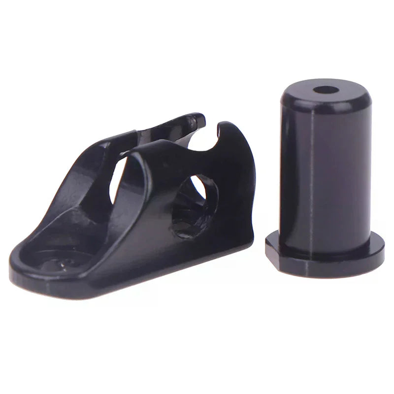Bike Frame Components: Single/Double Cable Stopper, Brake Shift Cable Seat, Carbon Finish Bicycle Accessories