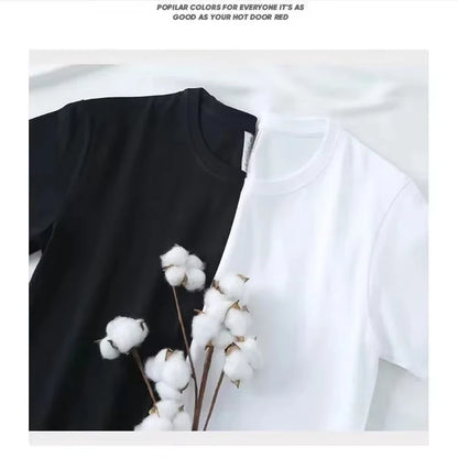 Fashion Summer Graphic  Work  TIRES Print T Shirt Loose Casual Top Shirt Short Sleeves Streetwear Sport Jogging Tees