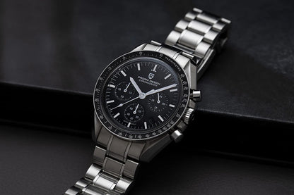 PAGANI DESIGN New Retro Watch Luxury Moon Quartz Watches For Men Stainless steel Luminous waterproof Sport Chronograph Man 2025