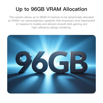 Beelink GTR9 Pro AMD Ryzen AI MAX+ 395 AI Mini PC Windows 11 LPDDR5 128GB 2TB Wifi7 BT5.4 8K Fingerprint Desktop Gamer PC
