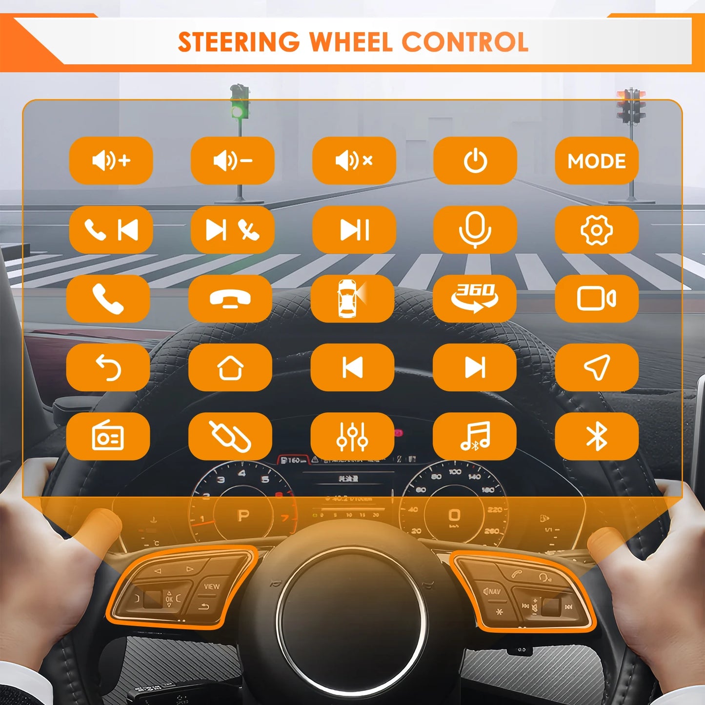 Hizpo 2 Din Android 14 Car Radio Multimidia For MITSUBISHI Mirage Spacestar Dodge Attitude 2012-2018 GPS Navigation Carplay DSP