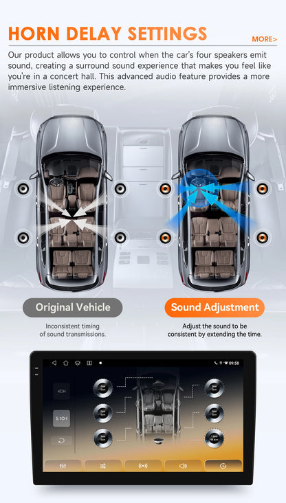 Hizpo 2 Din Android 14 Car Radio Multimidia For MITSUBISHI Mirage Spacestar Dodge Attitude 2012-2018 GPS Navigation Carplay DSP