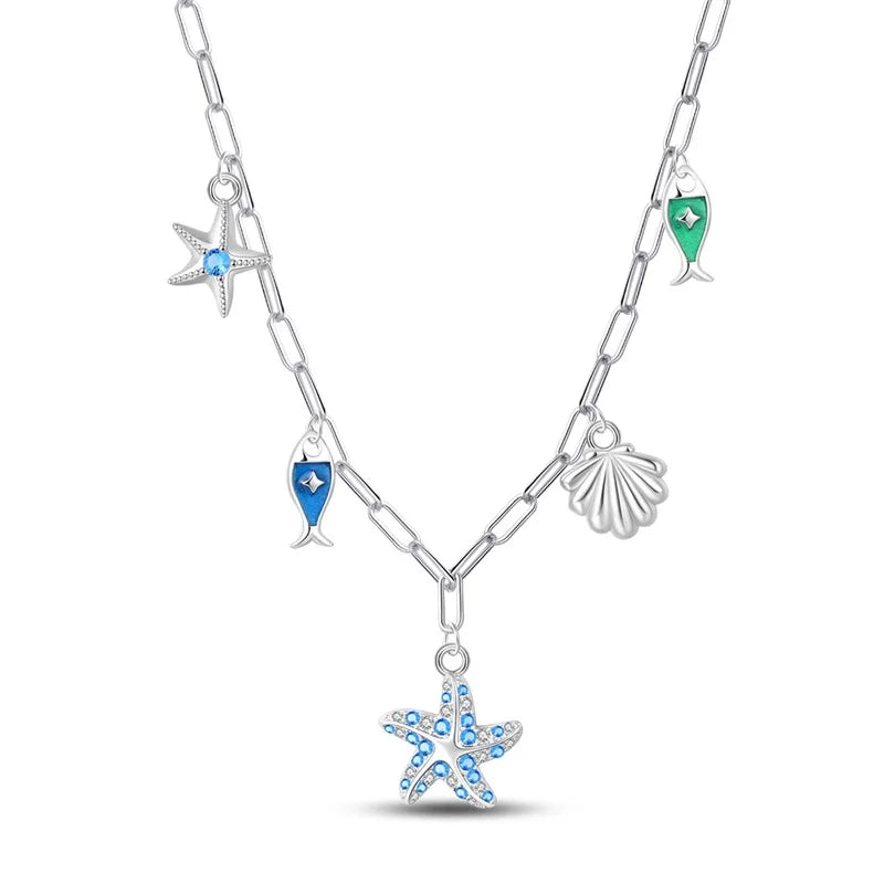 New 925 Sterling Silver Cupid Arrow Mobius Butterfly Dragonfly Sparkling Simple Heart Guardian Necklace 100% 925 Sterling Silver