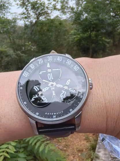 Super Luminous Independent Watchmaking Sapphire Stainless Steel Mechanical Watch Personalized Automatic Fashion Large Dial