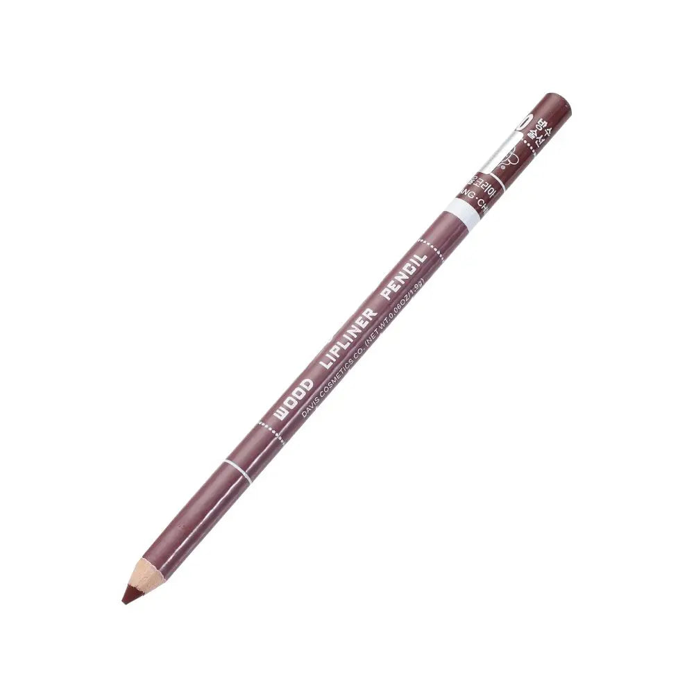 1PC New Professional Wood Lip liner Pen Waterproof Eyeliner Pencil Lady Charming Women's Makeup Long Lasting Cosmetic Tool