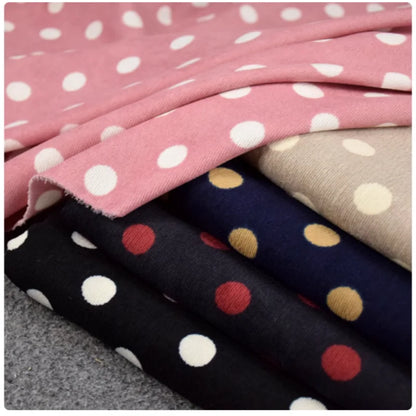 Fashion 1.8cm Round Dot Corduroy Fabric, Autumn Winter Children Cloth Cotton-padded Clothes, Handmade Sewing Tela T2252