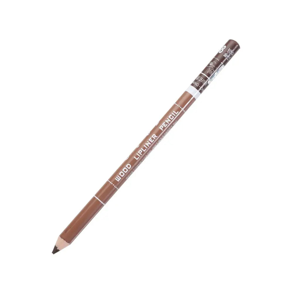 1PC New Professional Wood Lip liner Pen Waterproof Eyeliner Pencil Lady Charming Women's Makeup Long Lasting Cosmetic Tool