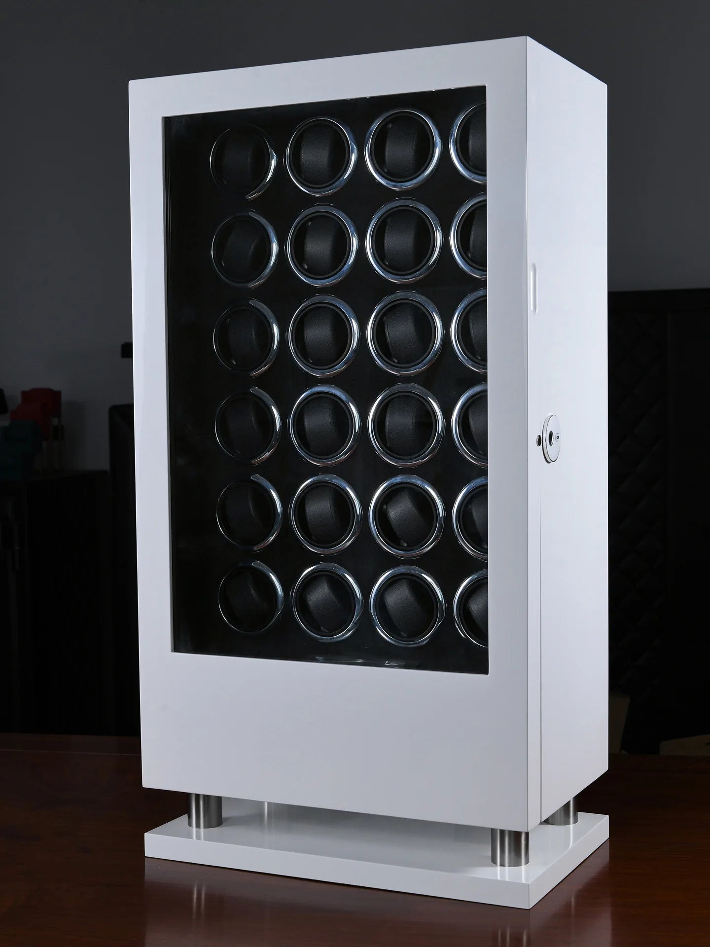 Watch Winder Mechanical watch, self swinging device, rotating device, fingerprint unlocking, automatic winding device, watch box