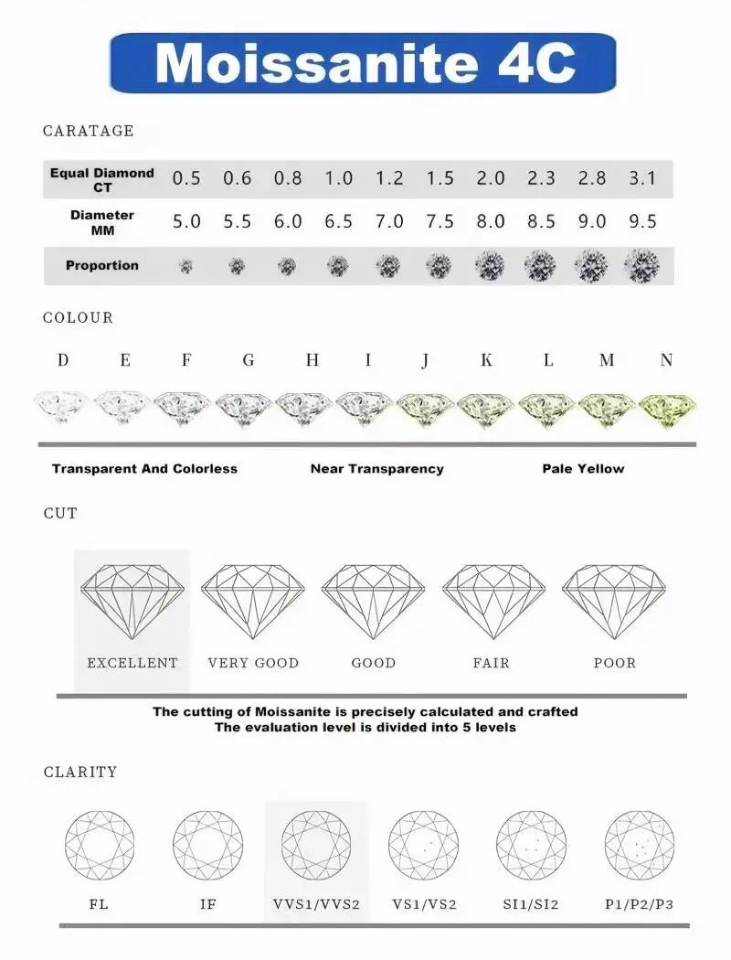 Taoyu D2.0CT Moissanite Drop Hie Earrings Real Silver Women Gold Plated Hoops Infinite Earring Certified Wedding Jewelry
