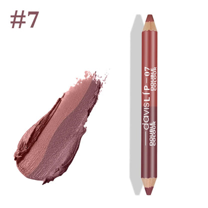 1PC New Professional Wood Lip liner Pen Waterproof Eyeliner Pencil Lady Charming Women's Makeup Long Lasting Cosmetic Tool
