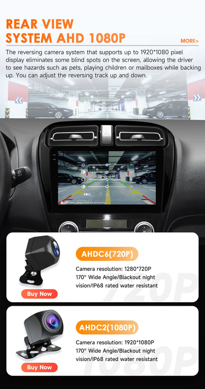 Hizpo 2 Din Android 14 Car Radio Multimidia For MITSUBISHI Mirage Spacestar Dodge Attitude 2012-2018 GPS Navigation Carplay DSP
