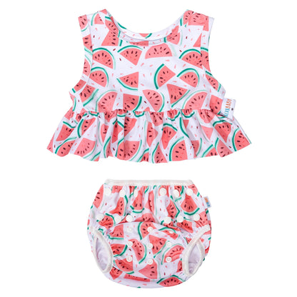 U PICK 1 Set ALVABABY Summer Swim Set Sleeveless Fashion Swimsuit for Baby Girls