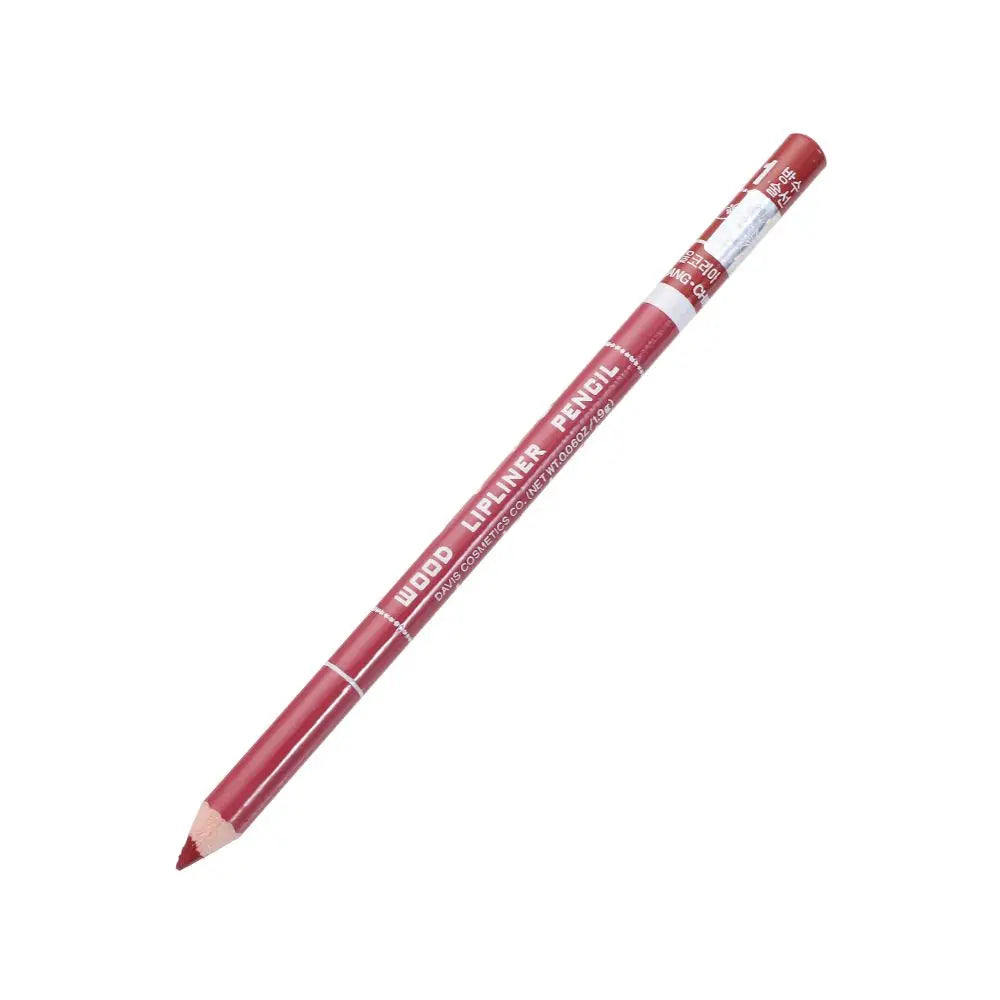 1PC New Professional Wood Lip liner Pen Waterproof Eyeliner Pencil Lady Charming Women's Makeup Long Lasting Cosmetic Tool