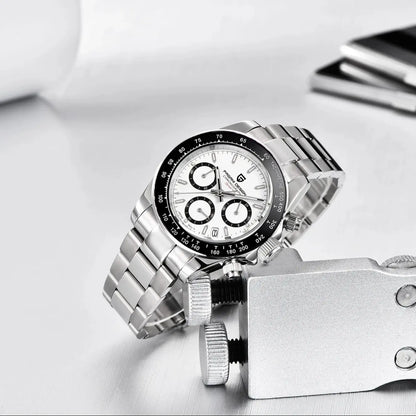 PAGANI DESIGN 2025 New Men Watches Luxury AR Sapphire crystal Quartz Watch Men Waterproof Sport Chronograph Automatic Date Watch