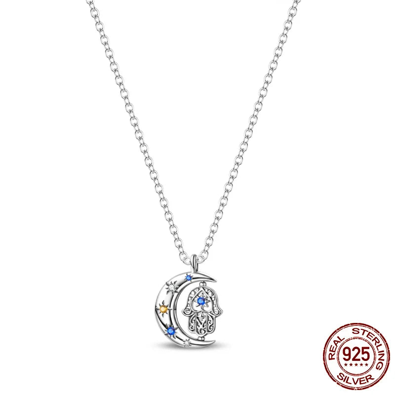 New 925 Sterling Silver Cupid Arrow Mobius Butterfly Dragonfly Sparkling Simple Heart Guardian Necklace 100% 925 Sterling Silver
