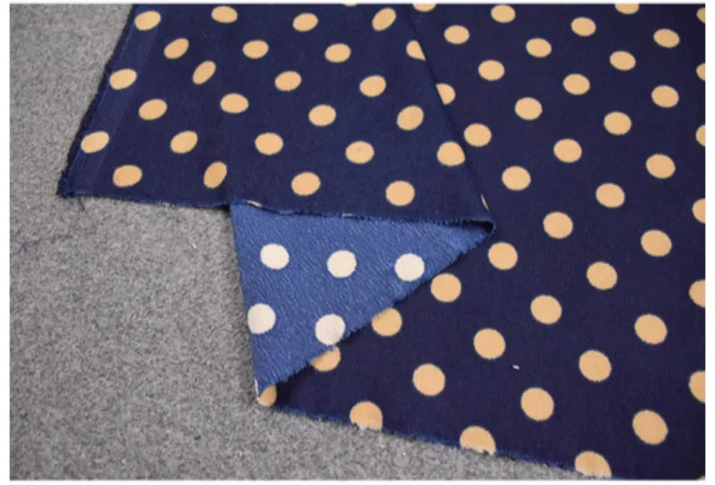 Fashion 1.8cm Round Dot Corduroy Fabric, Autumn Winter Children Cloth Cotton-padded Clothes, Handmade Sewing Tela T2252