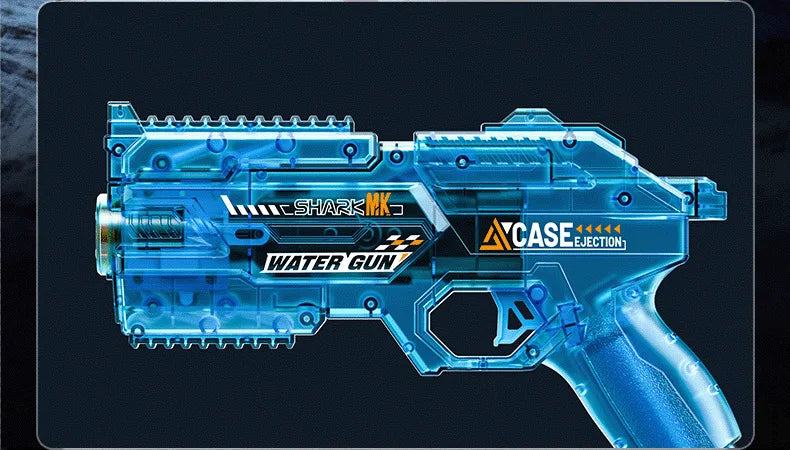 New Water Gun Electric Water Gun High-Capacity Pulse Continuous Water Spraying Toy Summer Outdoor Beach Toy For boys Kid Gift