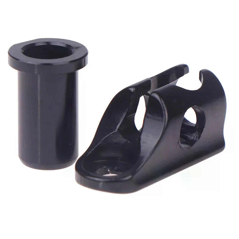 Bike Frame Components: Single/Double Cable Stopper, Brake Shift Cable Seat, Carbon Finish Bicycle Accessories