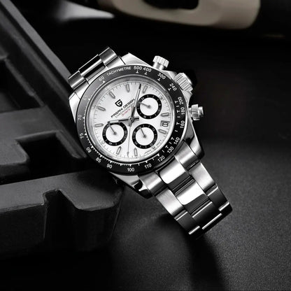 PAGANI DESIGN 2025 New Men Watches Luxury AR Sapphire crystal Quartz Watch Men Waterproof Sport Chronograph Automatic Date Watch