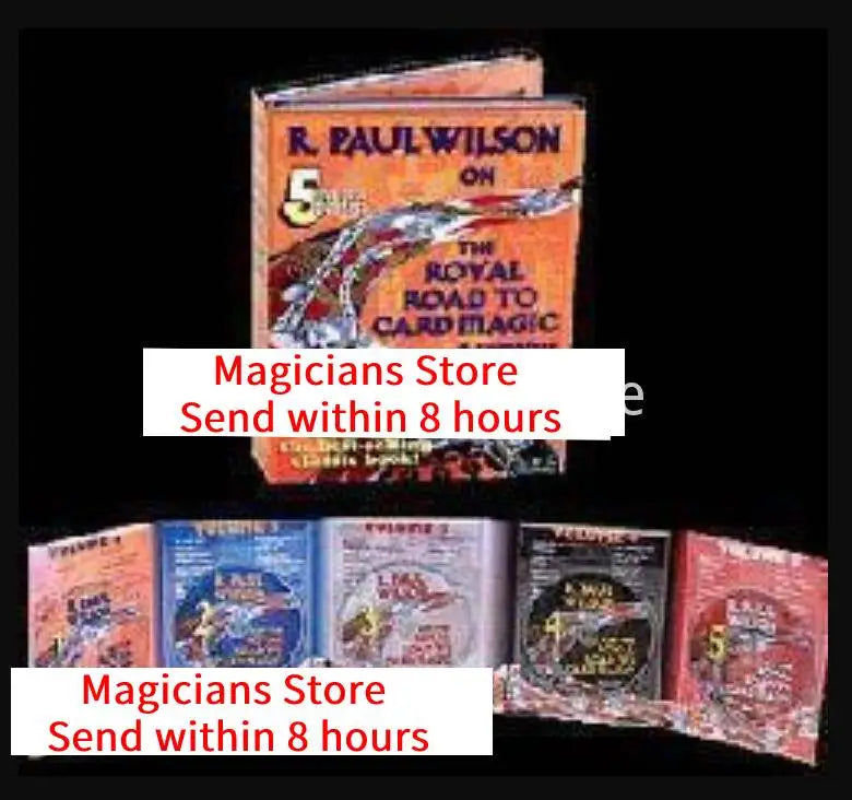 Royal Road to Card Magic Paul Wilson vol.1-5,Magic Tricks