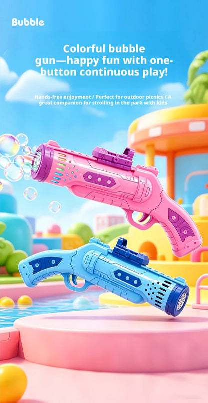 2026 New Bubble Machine  Soap Fully Bubbles Gun automatic Blower Outdoor Party Games Toy Boys Girls Christmas Birthday Gifts