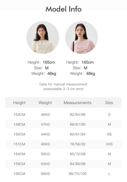 ZIQIAO Versatile Cool Sense Short-sleeved T-shirt for Women 2024 Summer New Style Simple Round Neck Top for Female