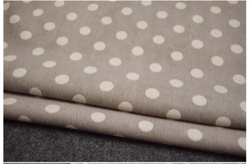 Fashion 1.8cm Round Dot Corduroy Fabric, Autumn Winter Children Cloth Cotton-padded Clothes, Handmade Sewing Tela T2252