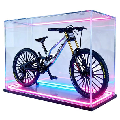 1:8 All-Terrain Mountain bicycle Die-Made Model with realistic suspension and brakes, suitable for indoor and outdoor display.